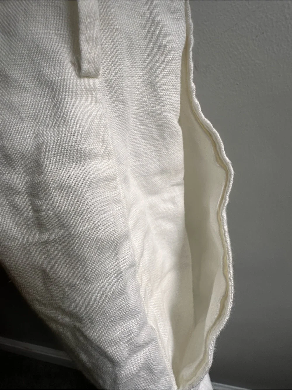 Zara White Linen Button-Front Jumpsuit Exactly as pictured ❤️